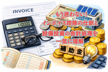 もう迷わない！インボイス控除の仕訳と設備投資の会計処理を一気に理解