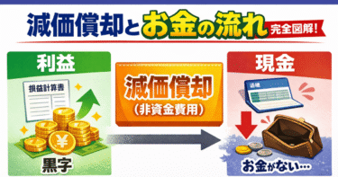 減価償却とお金の流れを完全図解！利益はあるのに現金がない正体とは？
